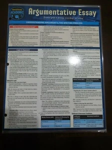 Barcharts Argumentative Essay Guide Quick Study Guide - Picture 1 of 1