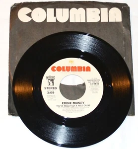Eddie Money 1977 You Really Got A Hold On Me Stereo/Mono Promo 45 VG++ Vinyl - Picture 1 of 2