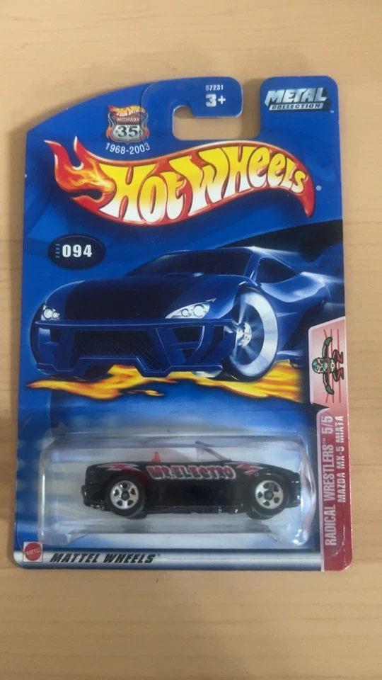 Hot Wheels Radical Wrestlers 5/5 Mazda MX-5 Miata #094 S27 Foto 1 de 2
