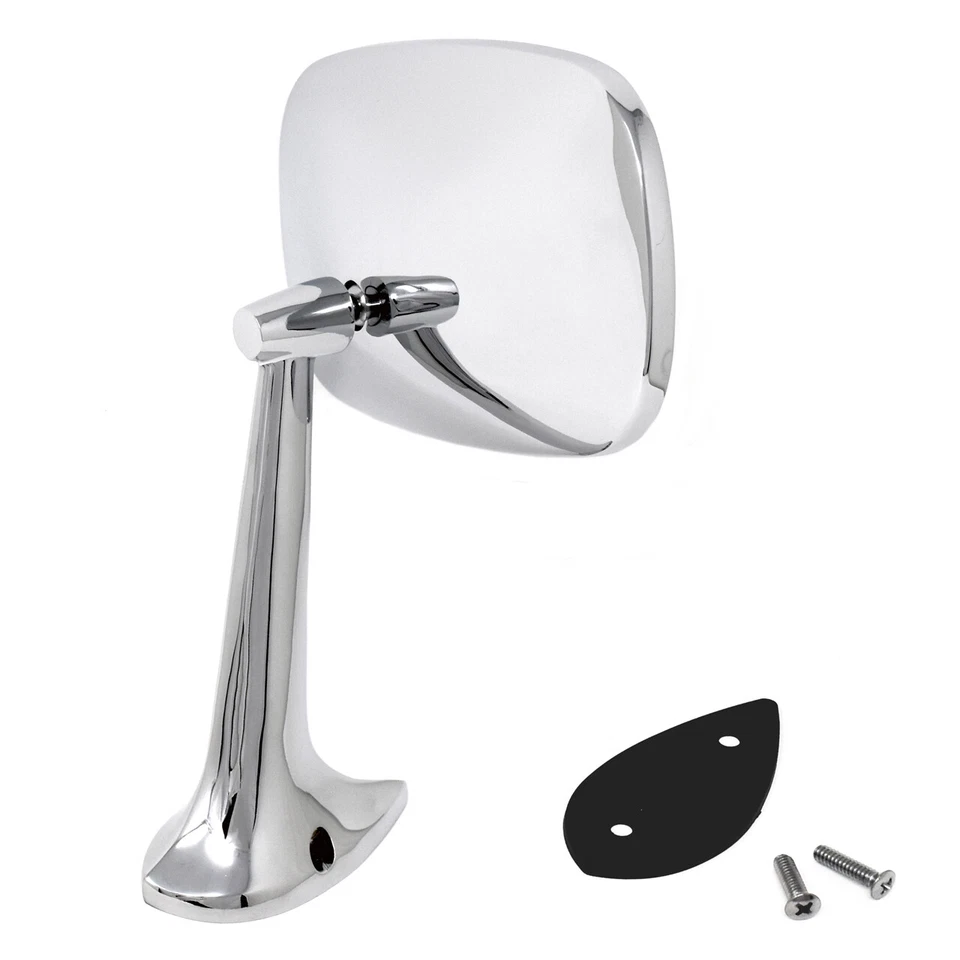 Conjunto de espejo retrovisor exterior cabeza grande izquierda Corvette 1975-1979 Foto 1 de 3