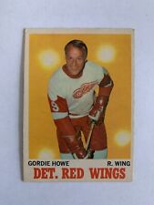 1970-71 O-Pee-Chee #29 Gordie Howe - Detroit Red Wings RARE, VINTAGE (Inv.2)