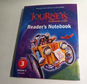 Journeys Reader's Notebook Comoon Core - Grade 3 Volume 1 and Volume 2 - Sealed - Picture 1 of 4