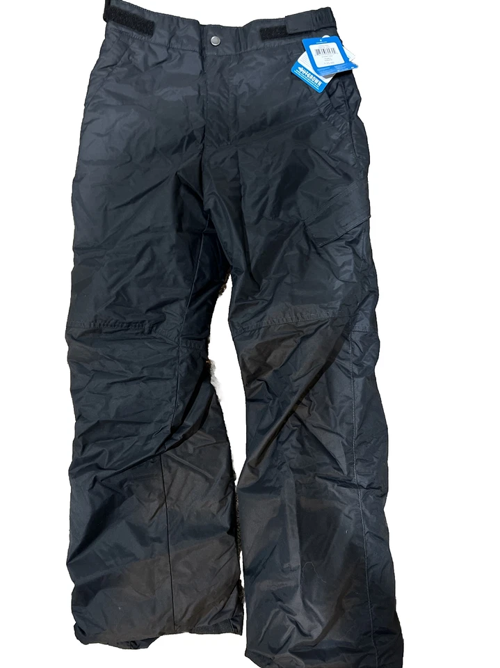 Columbia L103708 Boy's Black Ice Slope II Snow Pants Size L - Image 1 of 1