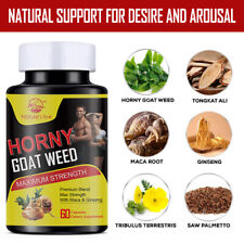 Horny Goat Weed Premium Sexual Enhancer with Maca,L-Arginine,TongkatRoot