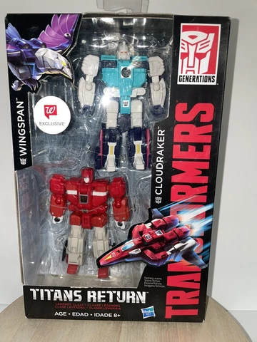 Transformers Titans Return Wingspan & Cloudraker 2 Pack!! Walgreens Exclusive Cover