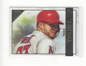 2020 Topps Gallery #1 Mike Trout Angels