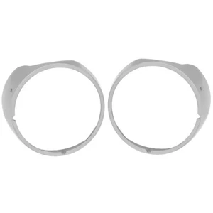1969 Camaro Standard Headlamp Headlight Bezels Right & Left Side wo/Chrome Trim - Picture 1 of 1