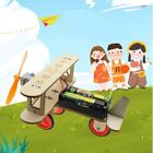 Wooden Airplane Mode Diy Experiment Kits Creative Puzzles Helicopter  Kids