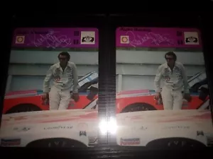 (2) 1977 SPORTCASTER RICHARD PETTY NASCAR SIGNED AUTOGRAPHED XRC CARD "THE KING" - Picture 1 of 3