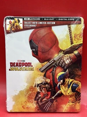 Deadpool & Wolverine 4K UHD Steelbook- Limited Deadpool Edition (Deadpool Cover) - Image 1 of 2