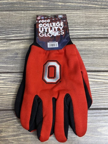 Licensed NCAA Ohio State "O" Logo Sport Utility No Slip Work Play Glove Adult Cover