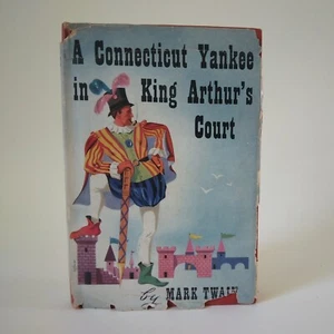 1917 Mark Twain "A Connecticut In King Arthur's Court" Grosset & Dunlap HC DJ GD - Picture 1 of 17