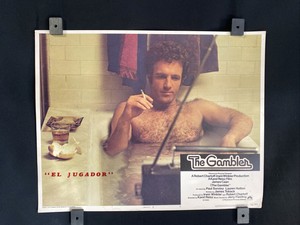 1974~THE GAMBLER~JAMES CAAN~PAUL SORVINO~LAUREN HUTTON~Auth. Mexican Lobby Card