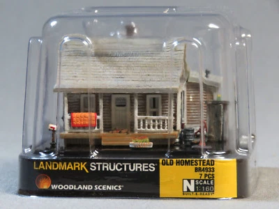 WOODLAND SCENICS BR4933 N SCALE OLD HOMESTEAD BUILT & READY gauge house WDS4933 - Image 1 of 4