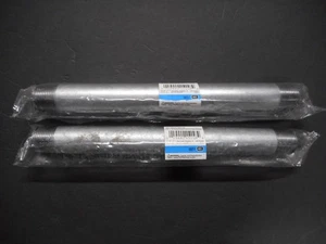 Gruppe von (2) STZ (303) 3/4" x 10" verzinkten Stahlrohrnippeln. (501132). Neu. - Bild 1 von 8