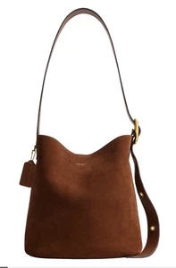 ❤️ Coach Bleecker CCC24 Bucket Brass/Warm Brown Bag In Original Packaging - Picture 1 of 9