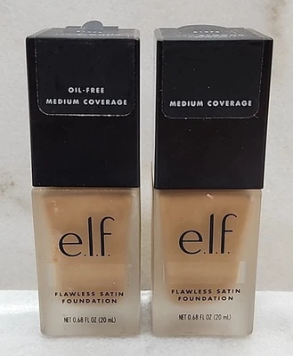 E.l.f. 2-PACK Flawless Satin Finish Foundation #81378  340 Almond - Image 1 of 2