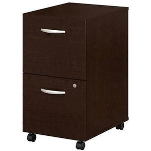 Series C 2 Drawer Mobile File Cabinet in Mocha Cherry - Engineered Wood - Picture 1 of 8