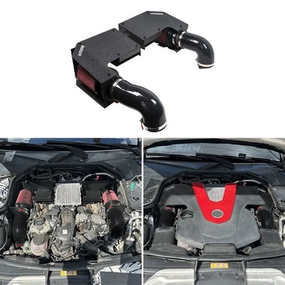 Cold Air Intake System For Mercedes C400 C450 C43AMG GLC43 2012-2020 M276 V6 - Image 1 of 4