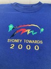 Vintage Sydney Olympics 2000 Store Graphic Print Navy Blue Sweatshirt (M)