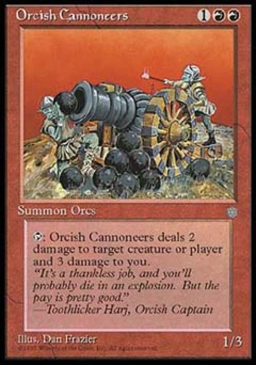 Orcish Cannoneers - Medium Play MTG Ice Age - Image 1 of 1