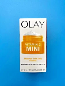 Olay Vitamina C Mini Brighten Even Tone idratante leggero 0,5 oz NUOVO - Foto 1 di 4