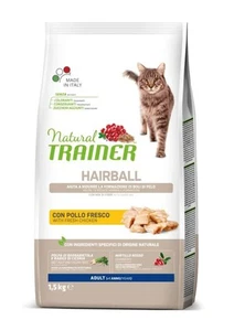 Trainer Natural Gatto 1,5 kg Hairball Adult con Pollo Fresco - Foto 1 di 1