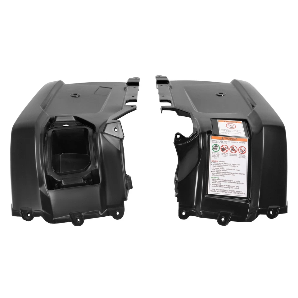 Guardabarros delanteros negros izquierdo y derecho para Honda Foreman Rubicon 500 ATV 2022 23 24 25 Foto 1 de 4