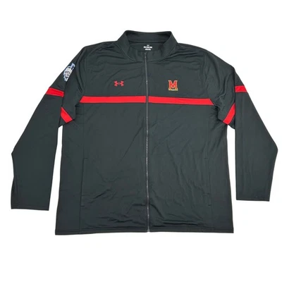 Chaqueta Maryland Terrapins Music City Bowl Para Hombre 3XL Negra Under Armour Cremallera Completa Foto 1 de 4