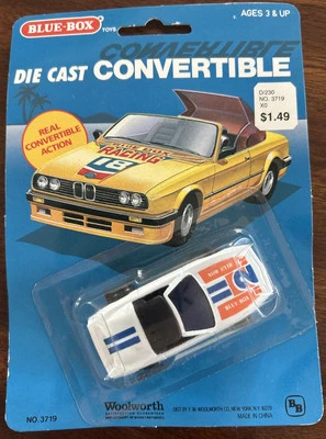 Blue-Box Die Cast Convertible Woolworth No. 3179 White Corvette #2 - Image 1 of 3