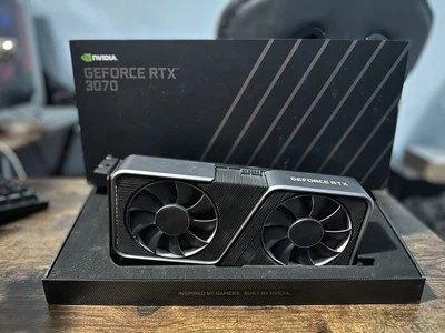 NVIDIA GeForce RTX 3070 Founders Edition 8GB GDDR6 GPU Graphics Card - Image 1 of 4