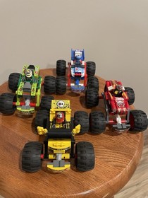 LEGO Racers Lot Of 4 Monster Trucks 9092 9093 9094 9095 Retired
