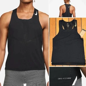 Nuevo con etiquetas Nike Dri-FIT ADV Aeroswift Correr Carreras Camiseta sin mangas DM4624 010 S - Imagen 1 de 11