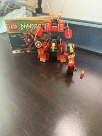 LEGO NINJAGO 70500 Kai's Fire Mech Masters of Spinjitzu Almost Complete Set