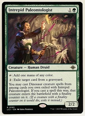 Intrepid Paleontologist -#193-The Lost Caverns of Ixalan-Regular-NM - Image 1 of 2