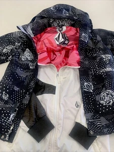 Volcom Slightly Removed ThermoNite Snowboarding Jacket Detachable Gray Women’s M - Picture 1 of 23