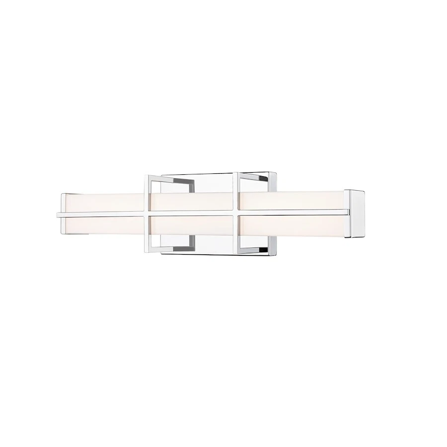 Z-Lite Harrison 1 Light 18" Vanity, Chrome/Frosted - 1011-18W-CH-LED - Image 1 of 1