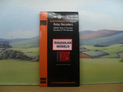 NEW GAUGEMASTER DIGITAL DCC91 RUBY DECODERS  - Image 1 of 2