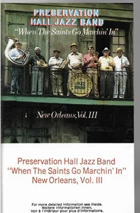 New Orleans, Vol. III * by Preservation Hall Jazz Band (Cassette, 1983, CBS) - Imagen 1 de 2