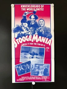 Stooge Mania (1986) - Original/Vintage Movie Poster - 14" x 26" NM - Picture 1 of 3