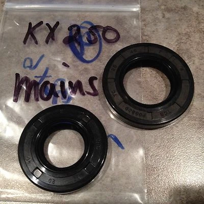 川崎 KX250 1980 - 2007 发动机主曲柄轴密封套件 KDX250 KXT250  — 第 1/2 张图片