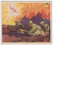 1938 Action Gum - #3 "Eliminating Enemy Nests" Goudy Gum Co., Boston, Mass. - Bild 1 von 2