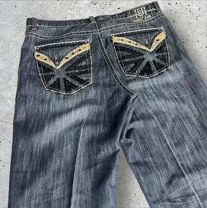 Vintage Request Embroidered Men’s Jeans Y2K Skater Size 36x34 - Picture 1 of 8