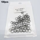 Heavy duty Connector for Fishing Lures 100pcs Split Rings for Added Durability