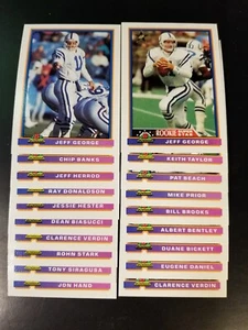 1991 Bowman Indianapolis Colts Team Set (19c) - Bild 1 von 1