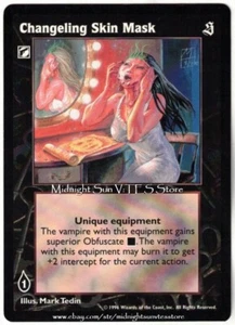 Changeling Skin Mask The Sabbat V:TES VTES Vampire CCG - Picture 1 of 1