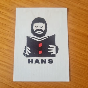 Ex-Libris Hans (homme lisant) - Picture 1 of 1