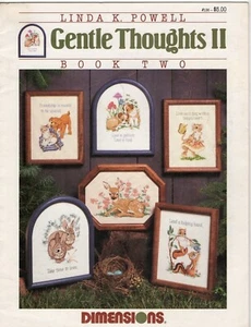 Dimensions Cross Stitch Chart 'Gentle Thoughts II - Book Two # 136' Rare Bargain - Picture 1 of 2