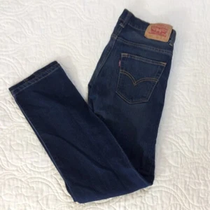Levis 511 Slim Blue Jeans Youth Boys Size 14 Reg 27x27 (Act 28x28) Stretch - Picture 1 of 13