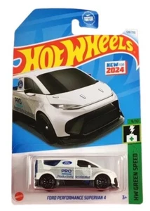 Hot Wheels Ford Performance Supervan 4 #128/250 Green Speed White 2024 G Case - Picture 1 of 6